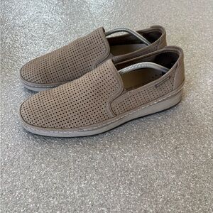 Mephisto Men's Perforated Slip-On Loafers - Taupe Brown